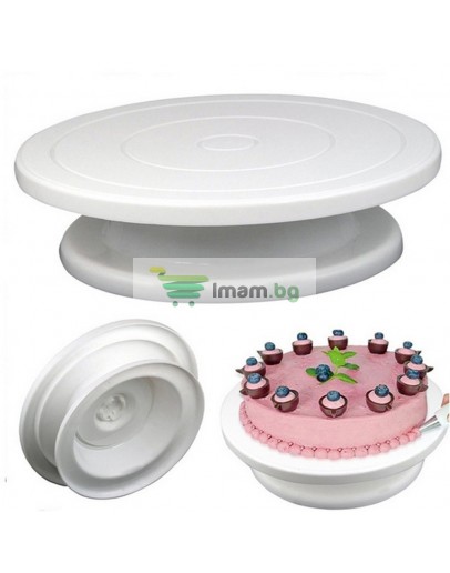 Въртяща се стойка за торта поставка за декориране